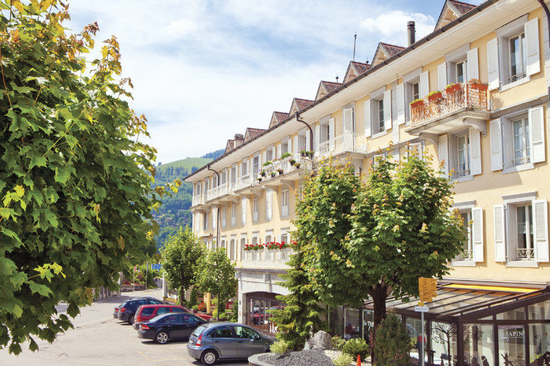 Residence Le Sapin & Bains De La Gruyere Charmey Ngoại thất bức ảnh